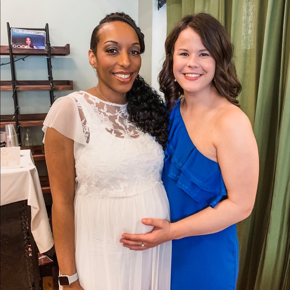 White Eloquent Vince Camuto Sheer Cover Up Dress